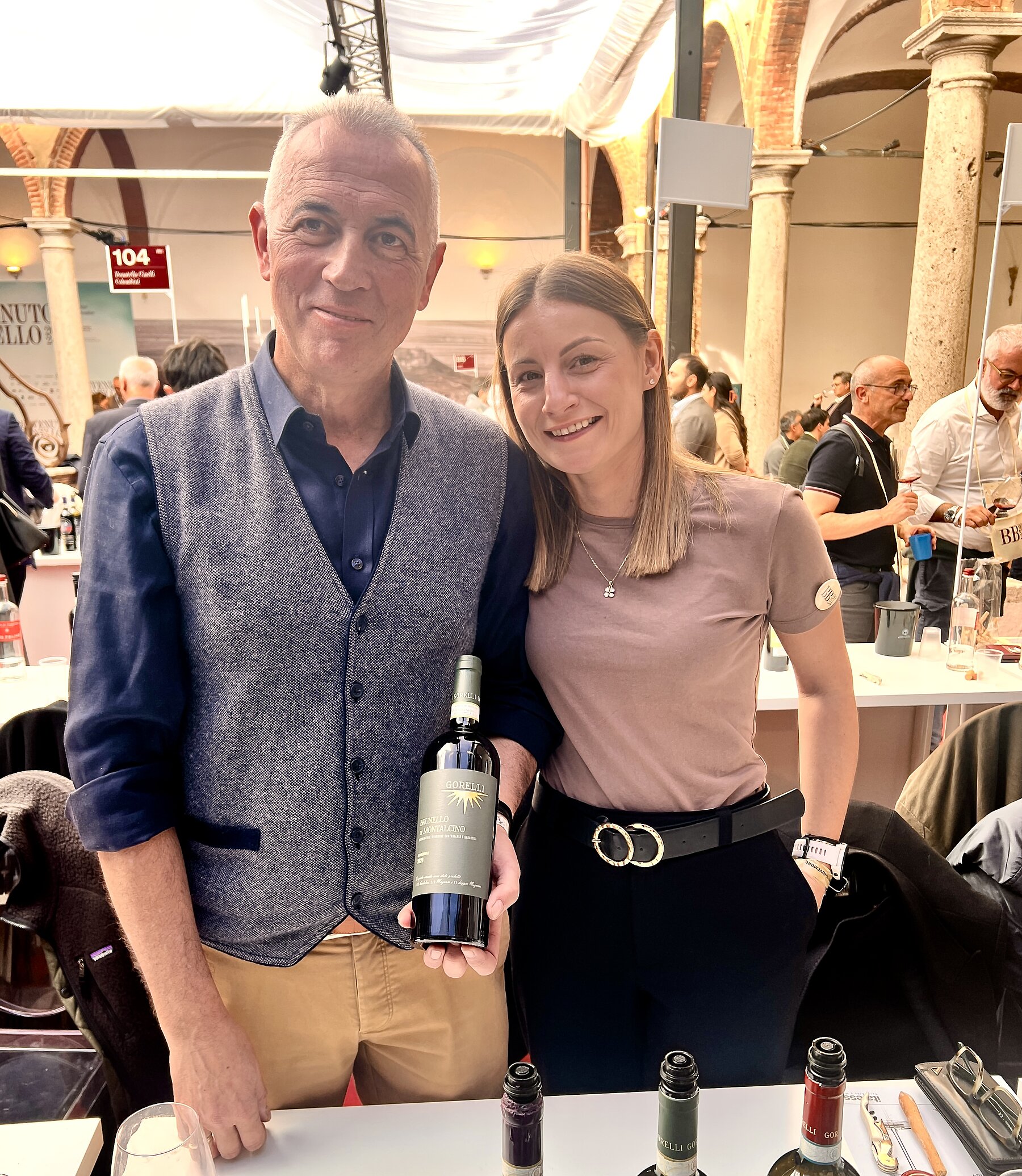 Giuseppe Gorelli mit seiner Frau Margherita Giuseppe Gorelli mit seiner Frau Margherita