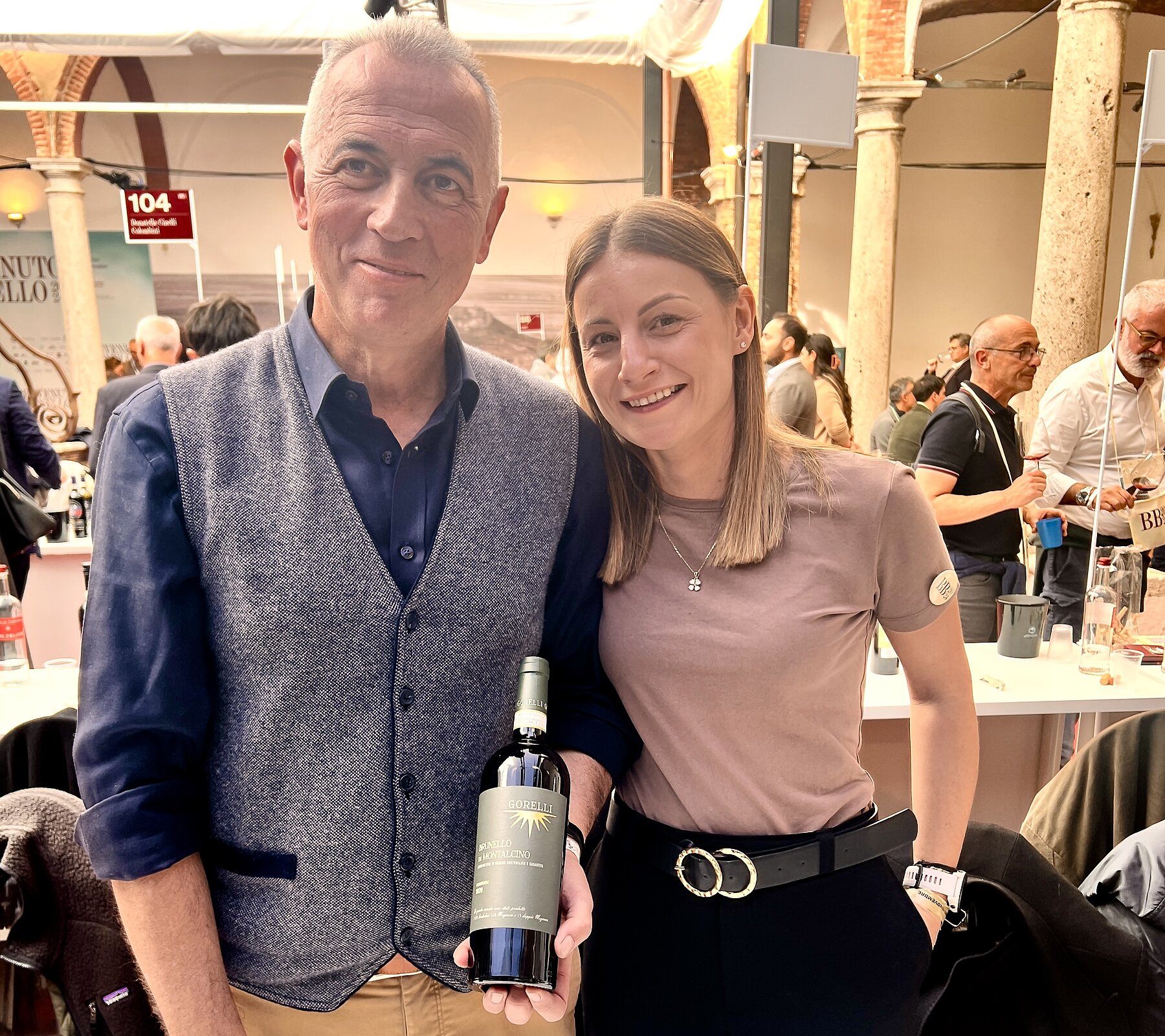 Giuseppe Gorelli mit seiner Frau Margherita Giuseppe Gorelli mit seiner Frau Margherita