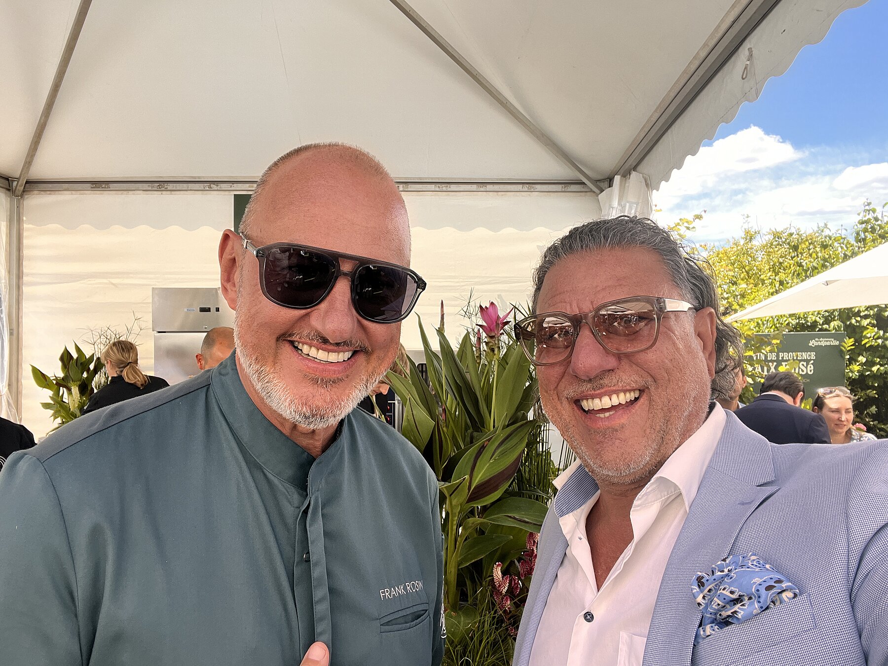 Giuseppe Lauria mit Sternekoch Frank Rosin