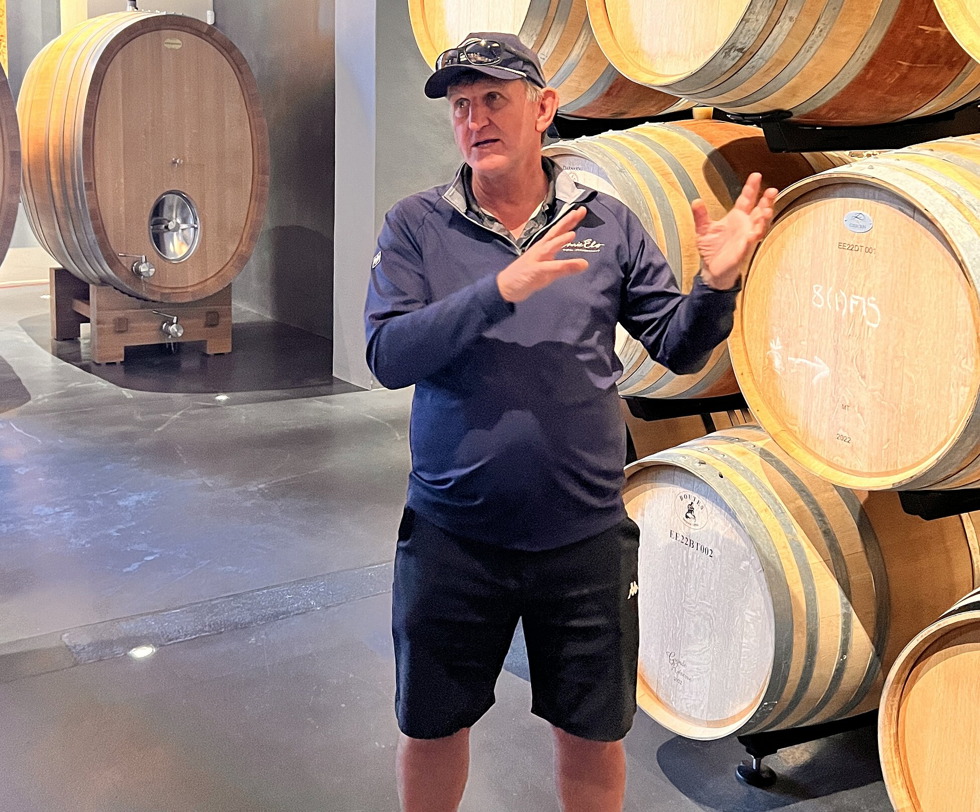 Ernie Els founded his wine brand in 1999; the first bottling took place in 2000. Since then, the estate has been run by star winemaker Louis Strydom.