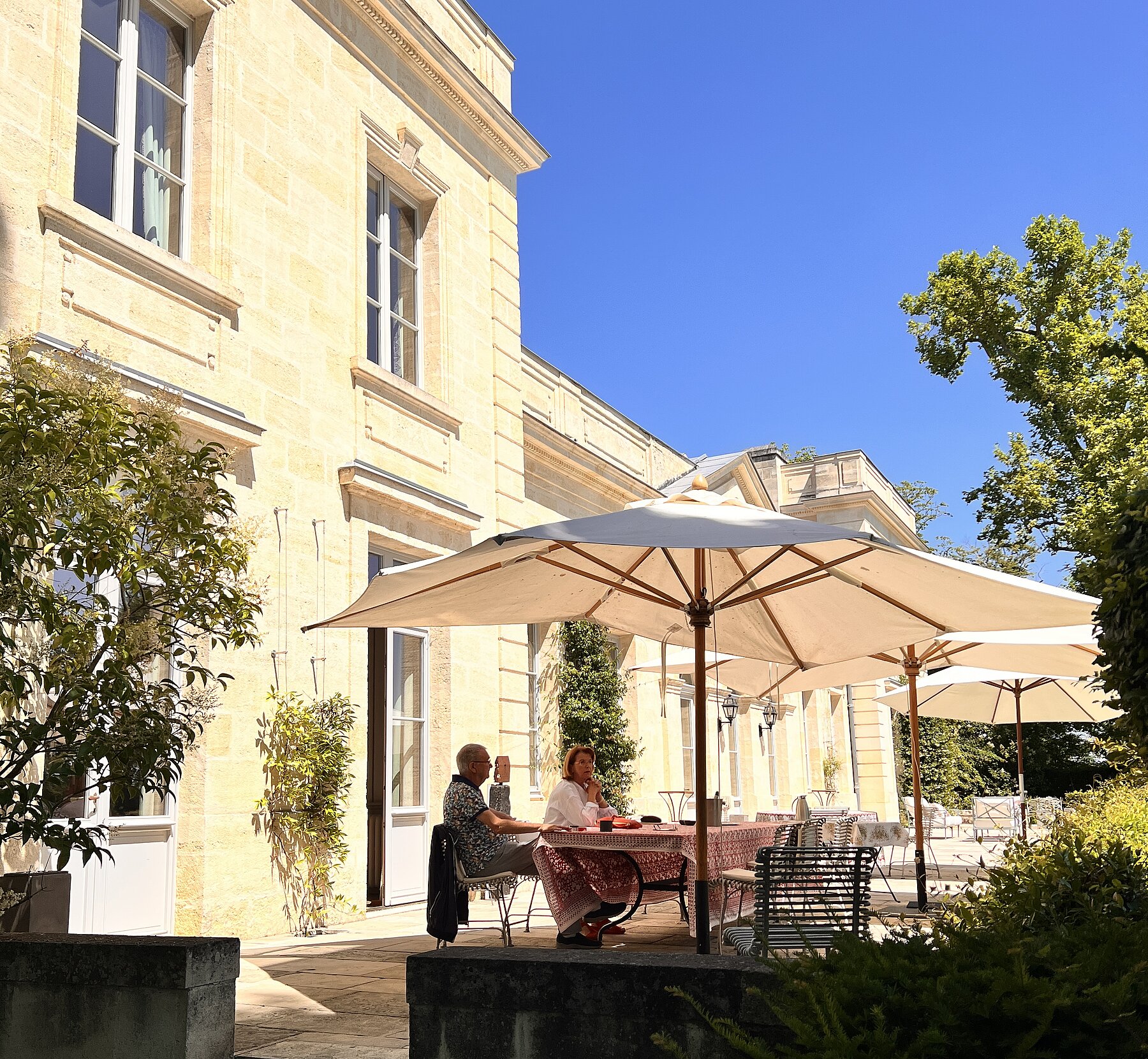 La Chartreuse de Haut-Bailly, ein elegantes Herrenhaus aus dem 19. Jahrhundert.