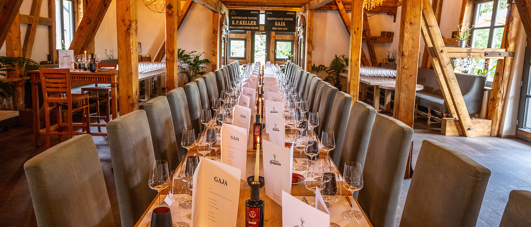 Rheinhessen-Star Klaus Peter Keller moderierte zusammen mit Angelo Gajas Tochter Gaia Gaja eine spannende  Masterclass.